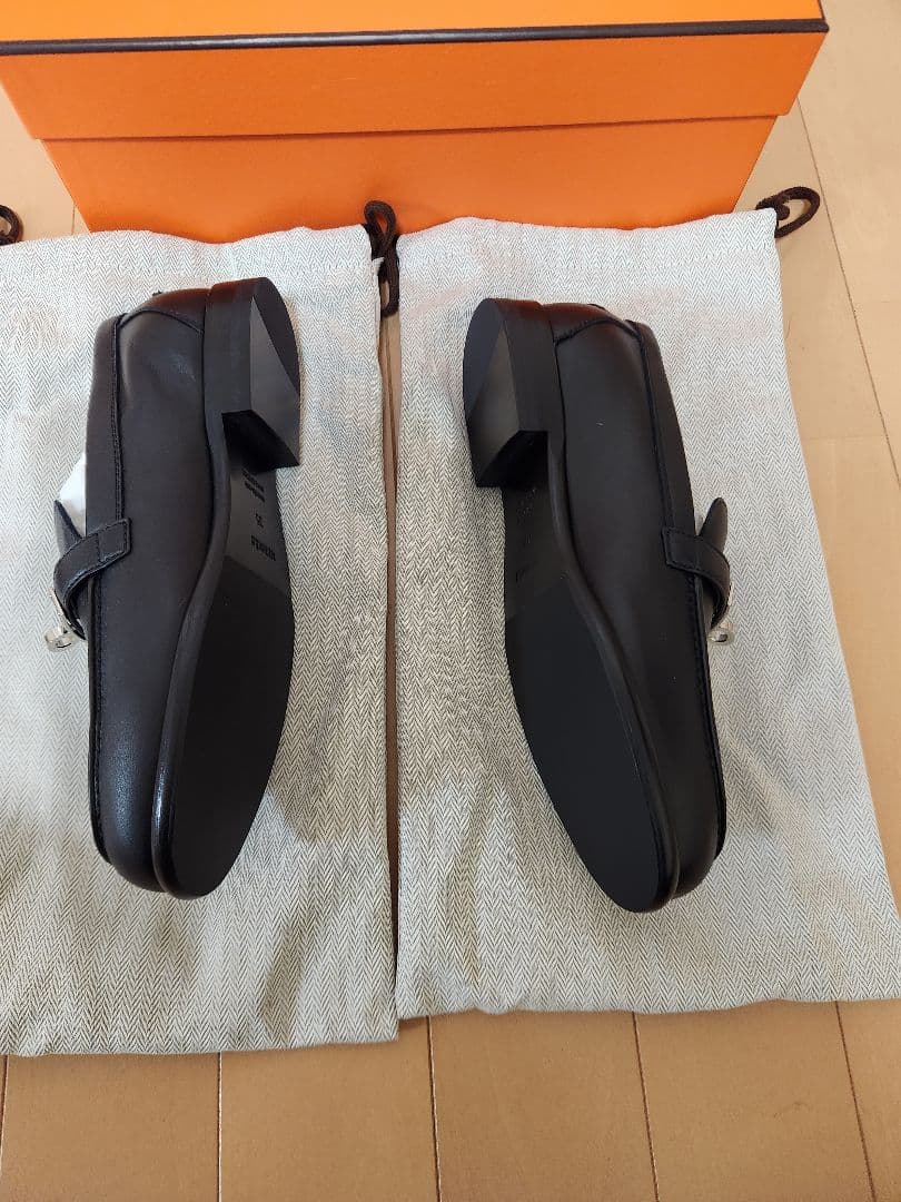 エルメス　モカシン 《デスタン》　金具シルバー 未使用(底張り済)