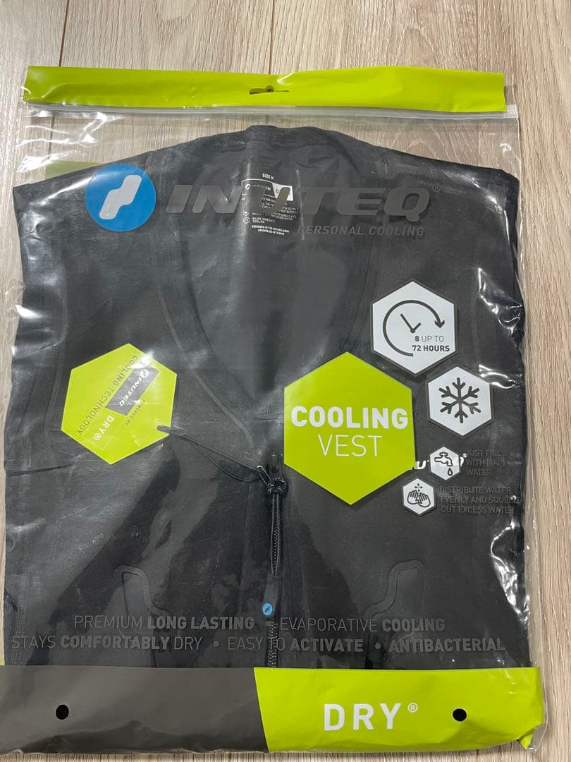 UTEQ Bodycool Smart-X 注水式冷却ベスト サイズM 在庫有) INUTEQ Bodycool 注水式冷却ベスト Smart-X ブラック Mサイズ