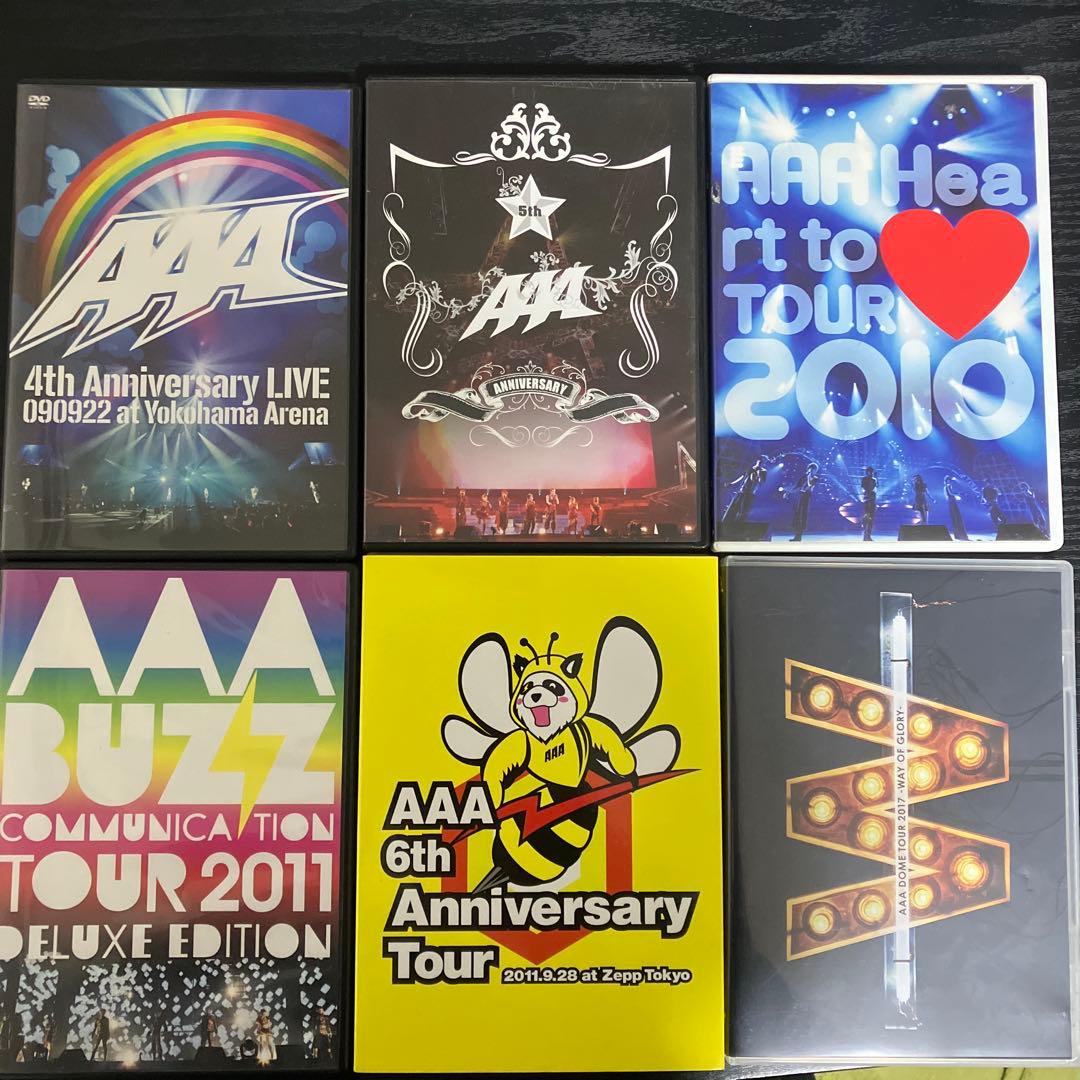 AAA ライブDVD LIVE TOUR まとめ売り 2009〜2017 - メルカリ