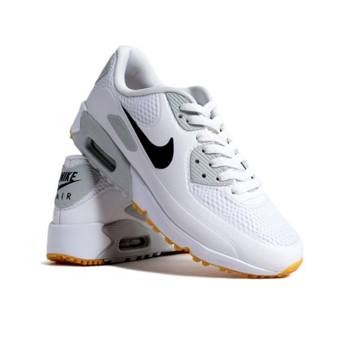 ナイキ ゴルフ 27.5cm エアマックス 90 G シューズ スパイク 靴 白