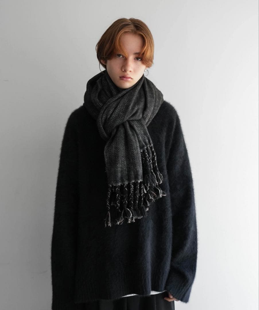 小物 RePLAY HIGH-END YAK WOOL FRINGE STOLE HIGH-END YAK WOOL FRINGE STOLE | CTHY