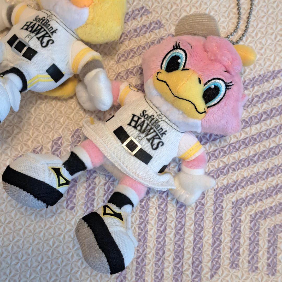 ソフトバンクホークス ペアマスコット ぬいぐるみ SoftBank HAWKS