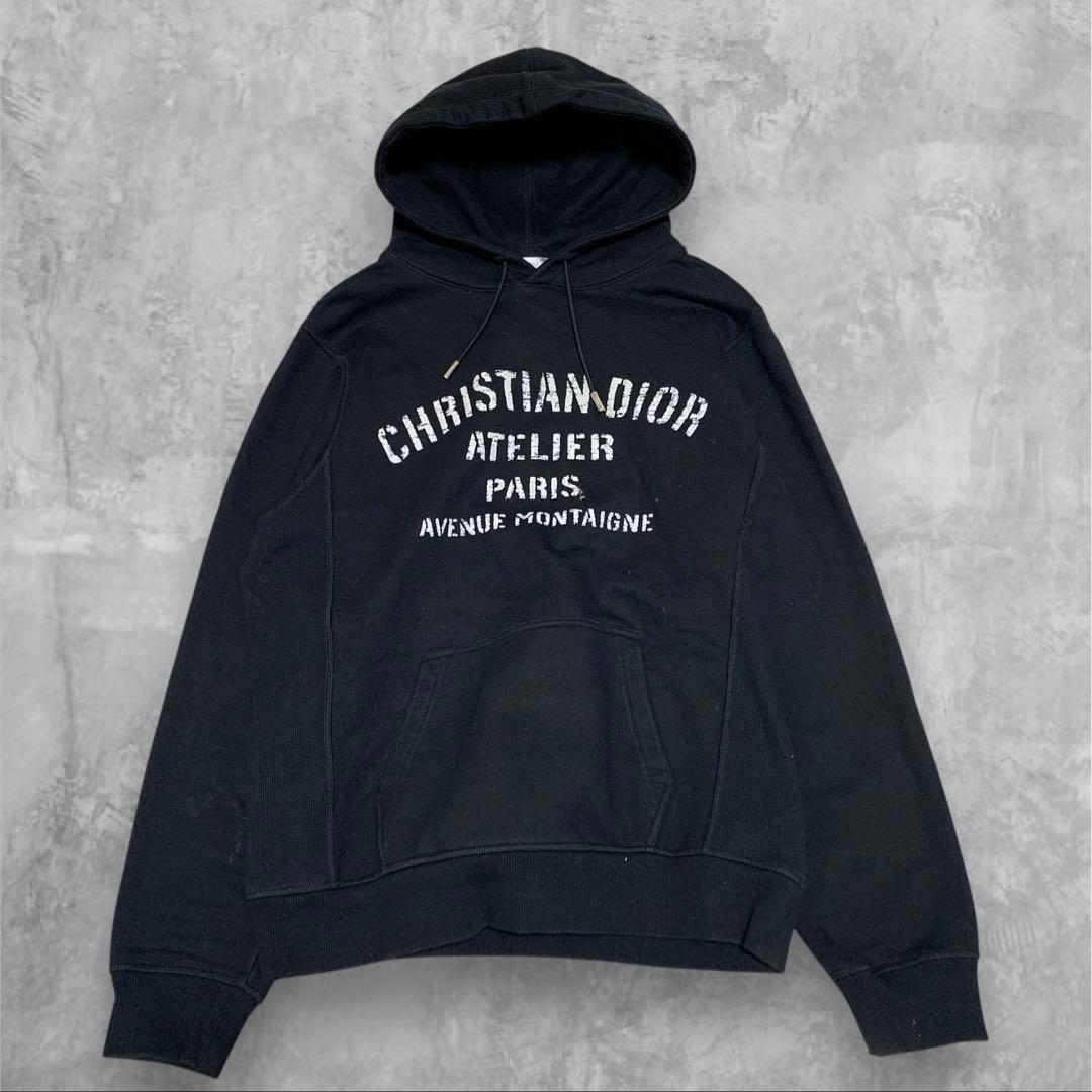 DIOR ディオール プルオーバーパーカー フーディ アトリエロゴ