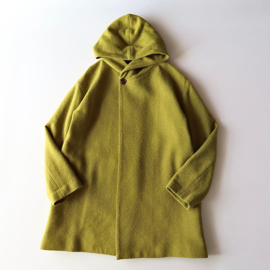 nume ヌメ 起毛ソフトウールフードコート 3 パラスパレス購入 - メルカリ