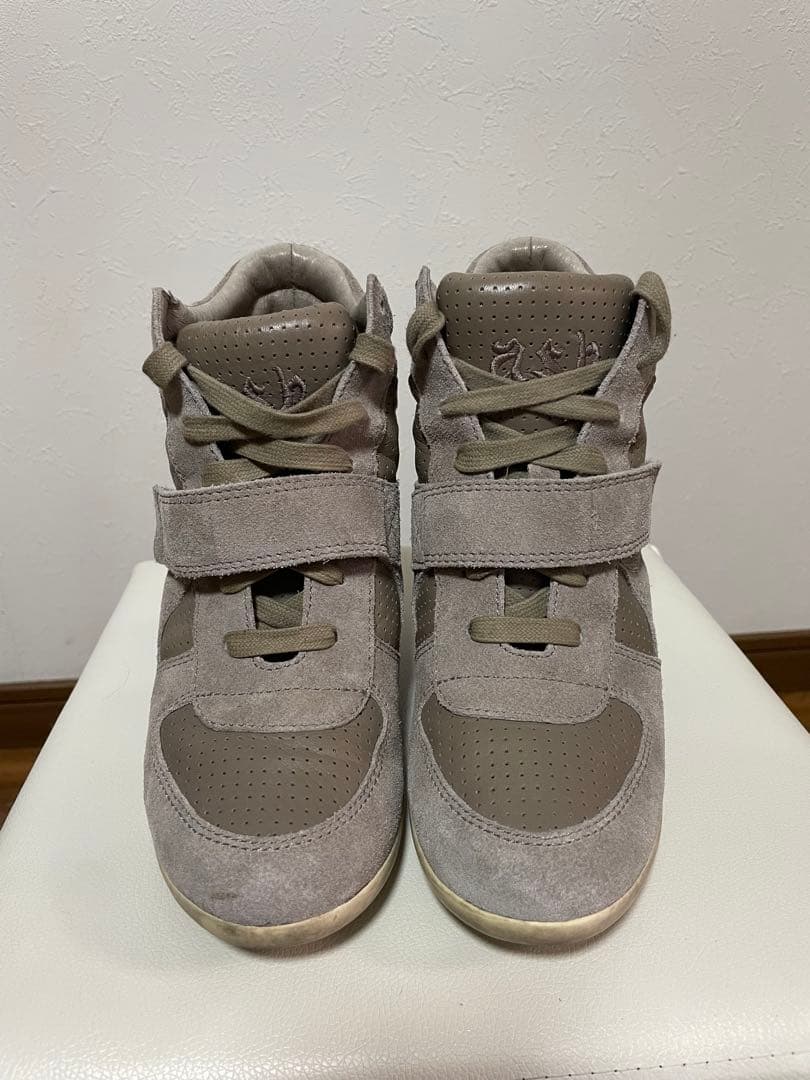 QSH アッシュ ウェッジソールスニーカー 23.5cm