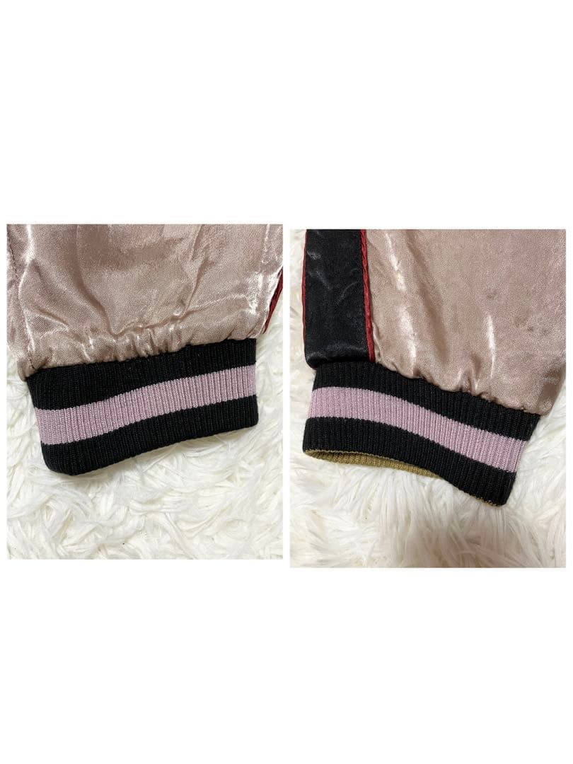 レアデザイン】花旅楽団 リバーシブル スカジャン 鯉×歌川国芳浮世絵 L