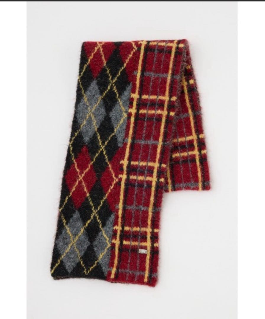 小物 SLY ARGYLE MIX JQ KNIT STALL SLY | ARGYLE MIX JQ KNIT STALL (ストール・マフラー ) |SHEL'TTER