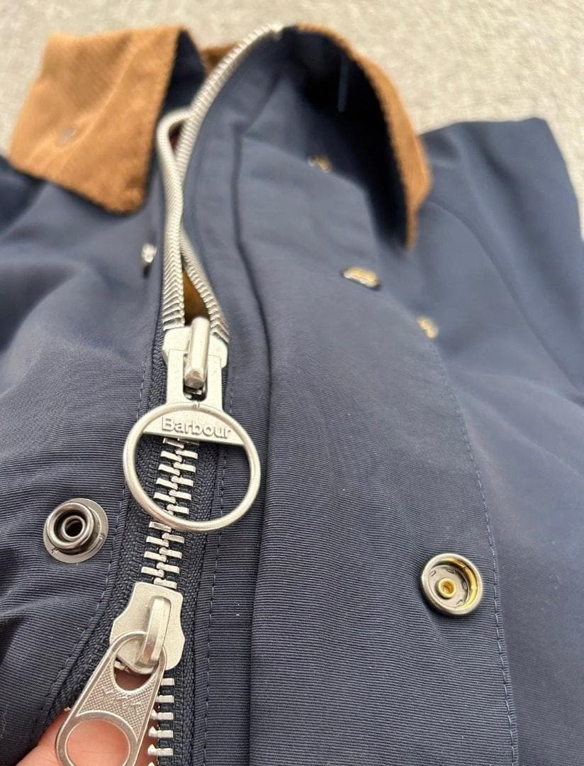 Barbour×noahネイビー ジャケット フリースライニング - メルカリ