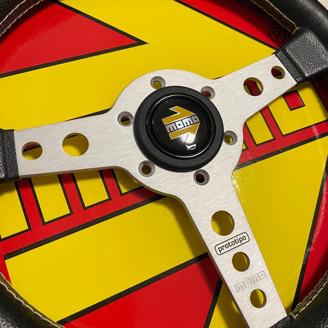 MOMO ステアリング PROTOTIPO SILVER 320φ MOMO（モモ） 【MOMO/モモ】 ステアリング PROTOTIPO SILVER 320