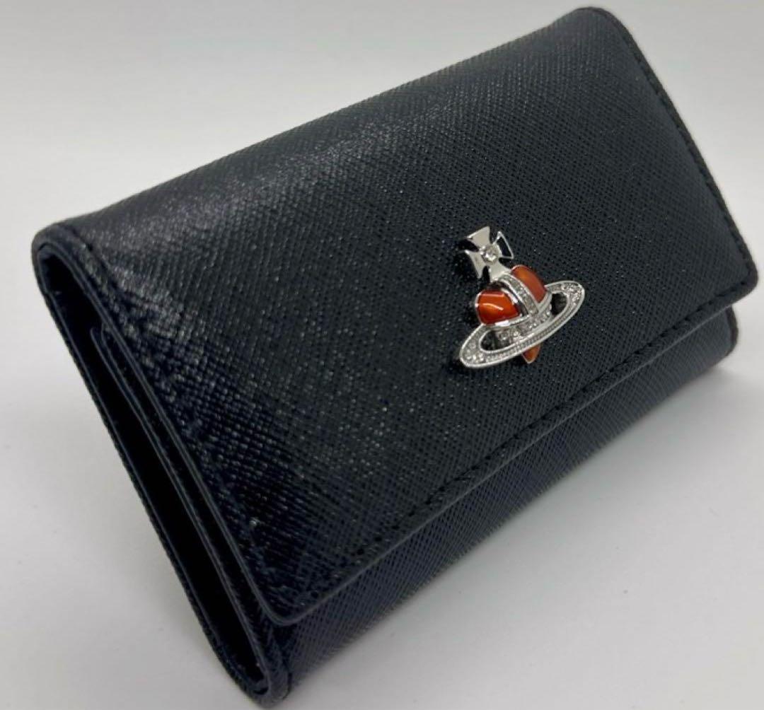 ヴィヴィアンウエストウッド ディアマンテ4連キーケース ハートオーブ