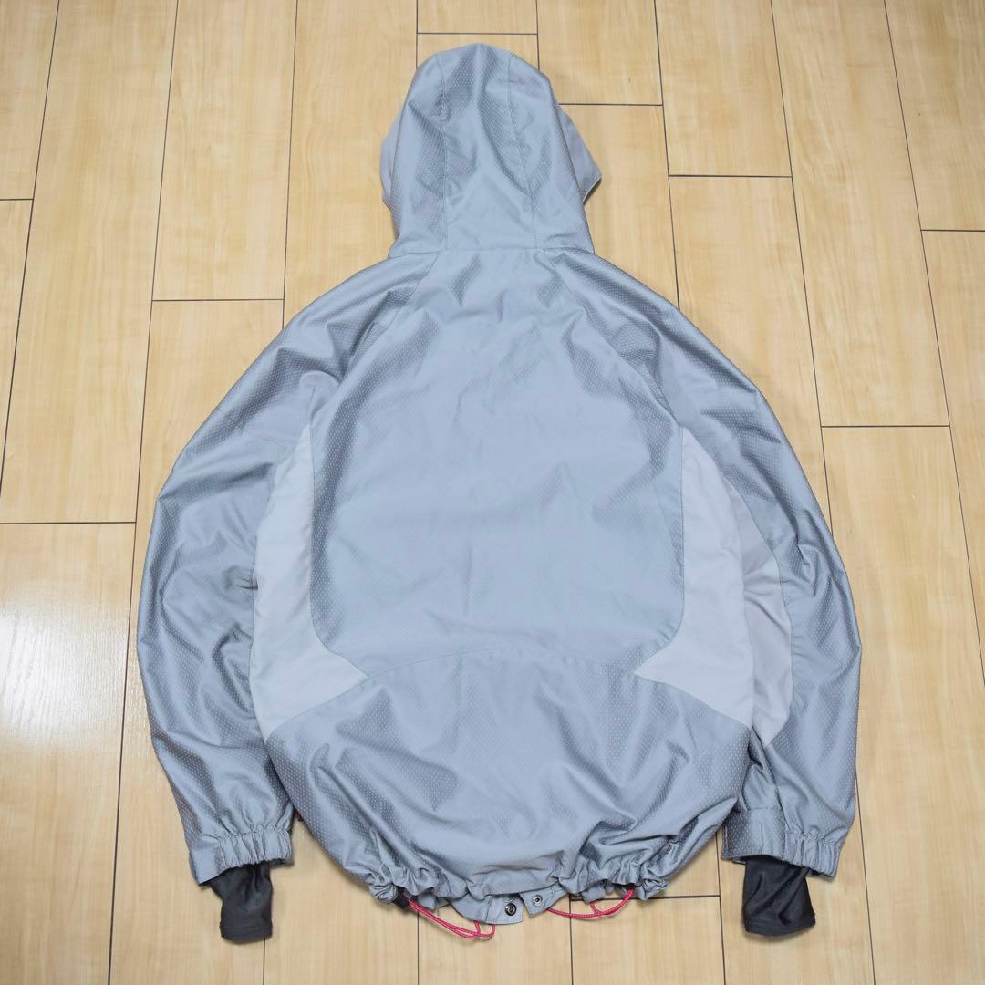 y2k ナイロンシェルジャケットシルバー テック系 archive 00s - メルカリ