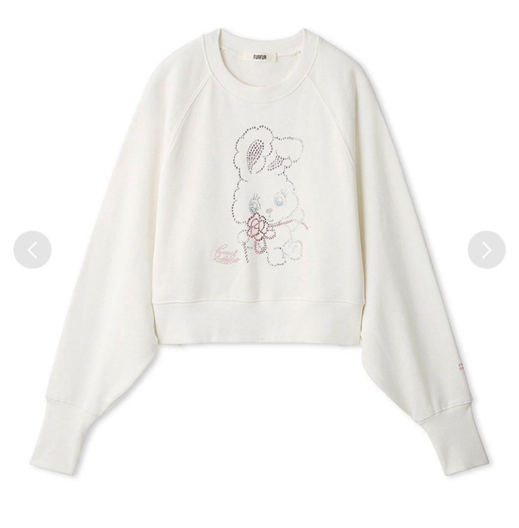 FURFUR×foxy illustrations】ラインストーンスウェット - メルカリ