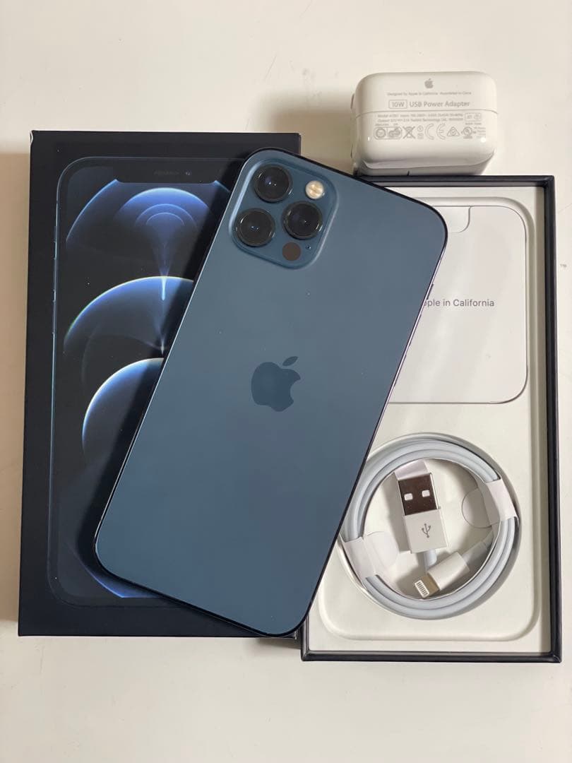 Iphone 12 PRO 256GB SIMフリー100% Apple iPhone 12 Pro 256GB SIMフリー [パシフィックブルー] 価格比較