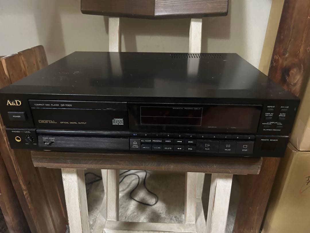 ジャンク　通電確認　A&D DP-7000 CDプレーヤー　リモコン有 A&D DP-7000(CDプレーヤー)のリペア | team_junkerの気ままなブログ