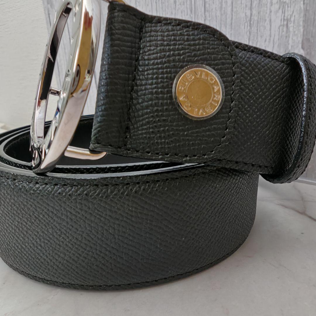 未使用】BVLGARI ブルガリ ベルト ブラック110 サイズ ユニセックス