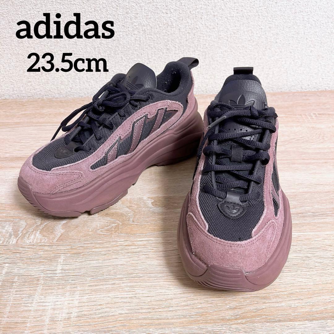 adidas オズガイア 厚底 スニーカー レディース パープル 23.5 - メルカリ