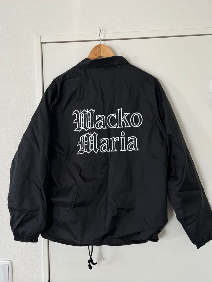 美品　WACKO MARIA ワコマリア コーチジャケット 黒 L 中古・古着通販】WACKO MARIA (ワコマリア) コーチジャケット ブラック