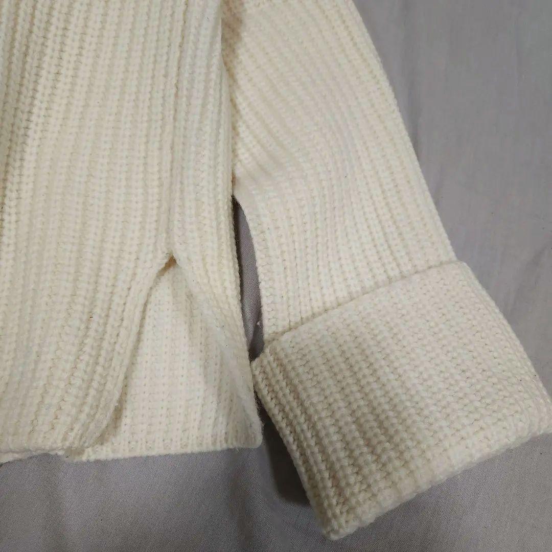 GENTLE WOMAN 畦編みオーバーサイズニット オフホワイト - メルカリ