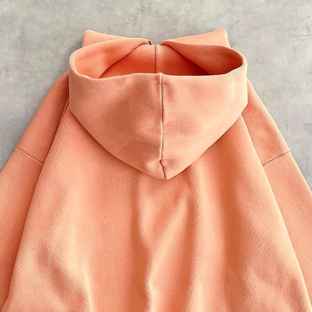 美品 ロンハーマン 春ニット パーカー フーディ フード オレンジ