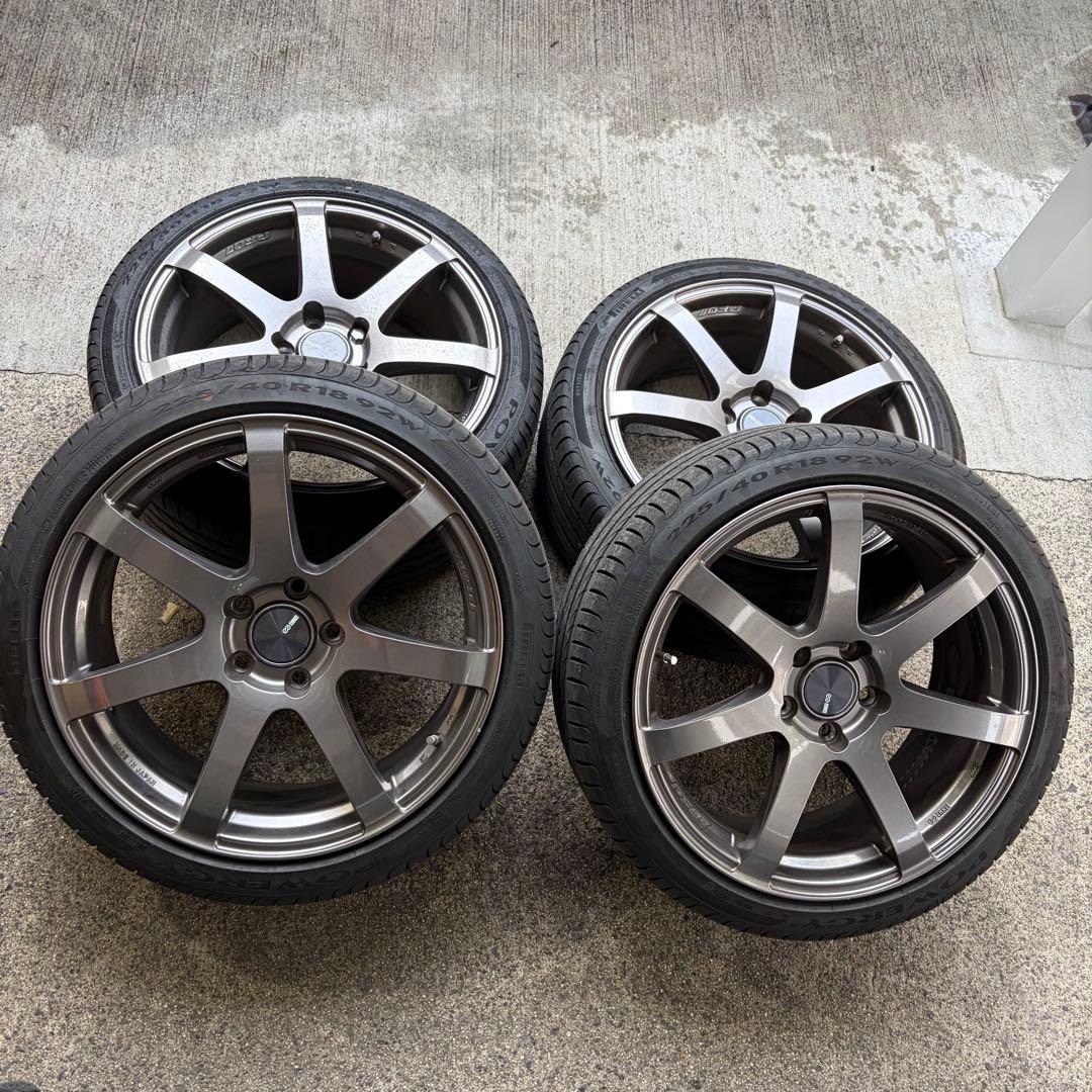 ゴルフに装着エンケイ PF07 18x8.0J +50 PCD112 5H ゴルフに装着エンケイ PF07 18x8.0J +50 PCD112 5H - メルカリ