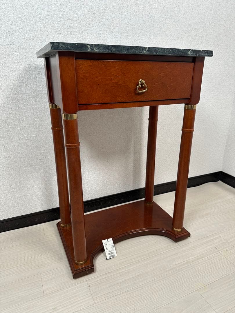 展示品 イトキン社 マーブルトップテーブル 大理石 サイドテーブル ※i1※ 展示品 イトキン社 マーブルトップテーブル 大理石 サイドテーブル ※i1