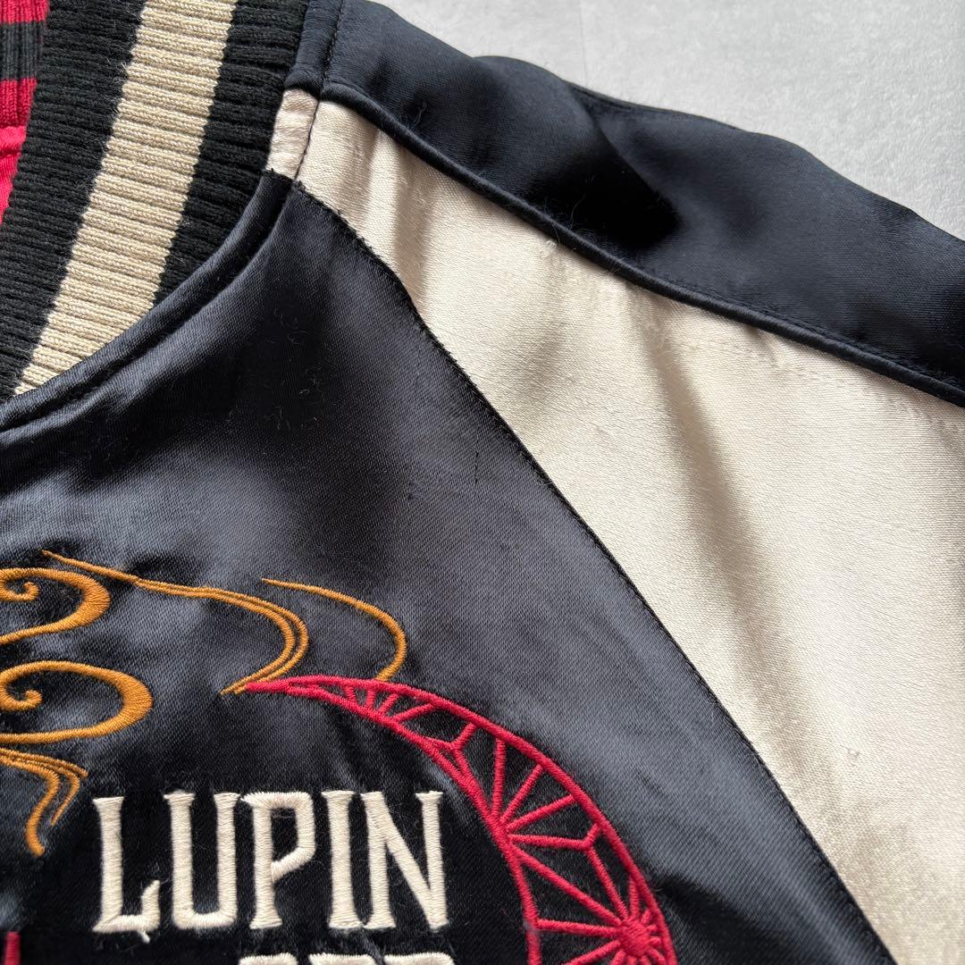 VANSON ルパン三世 スカジャン 峰不二子 リバーシブル 黒赤 希少【M