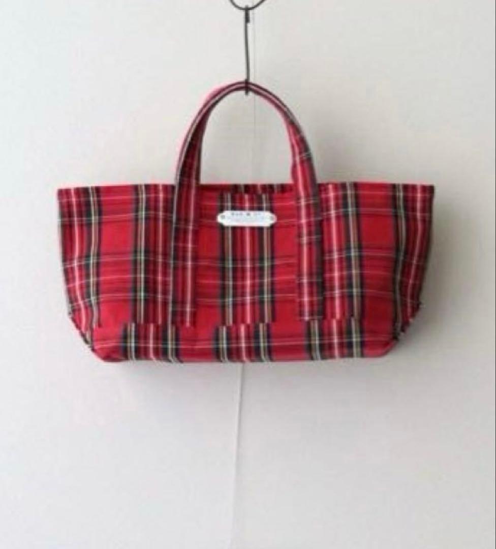 R & D.M.Co-(オールドマンズテーラー)タータンチェックトートバッグS