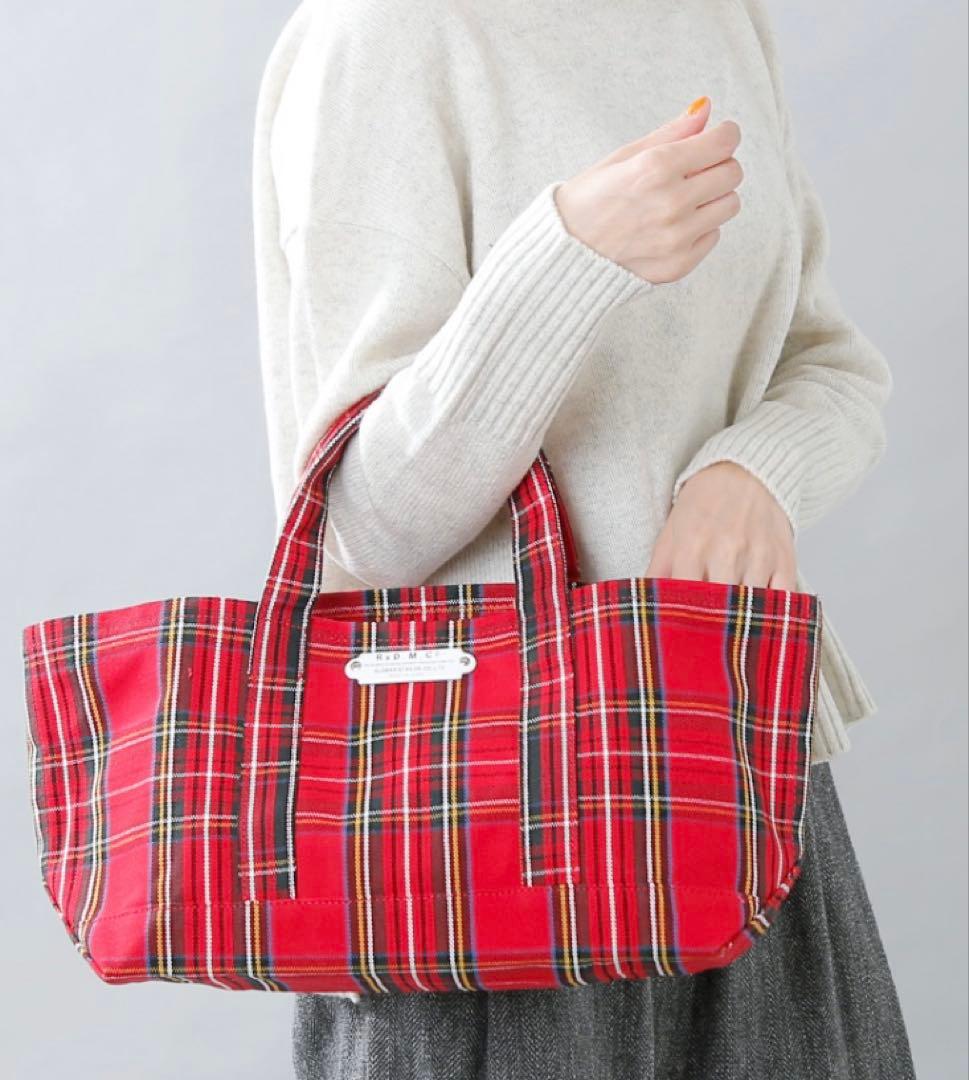 R & D.M.Co-(オールドマンズテーラー)タータンチェックトートバッグS