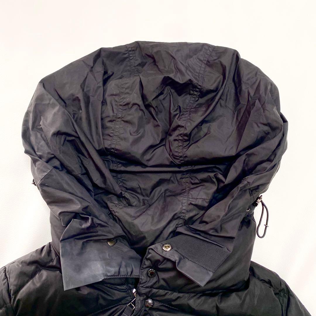 モンクレール SERRE ダウンジャケット フリル フード付き ドローコード