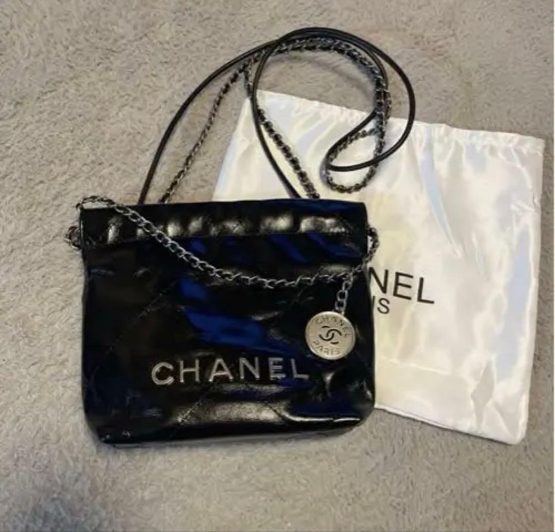即日発送 ノベルティ CHANEL ブラック ショルダーバッグ