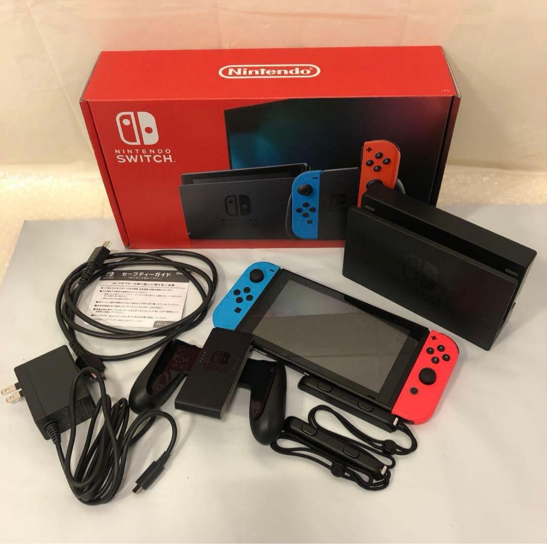 Switch 本体 バッテリー強化版 ネオン 箱付き