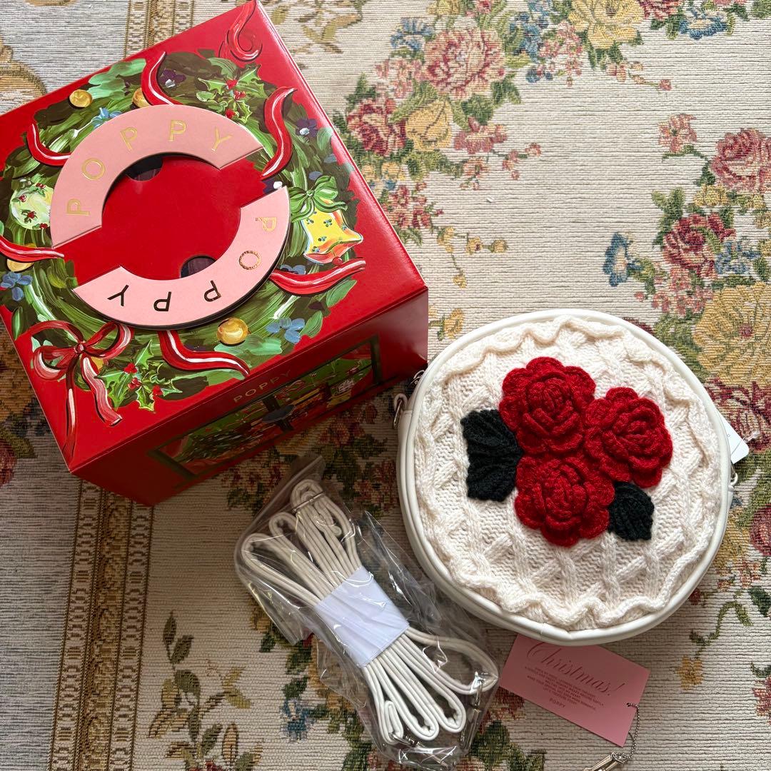 POPPY Cake knit bag ポピー あさぎーにょ - メルカリ