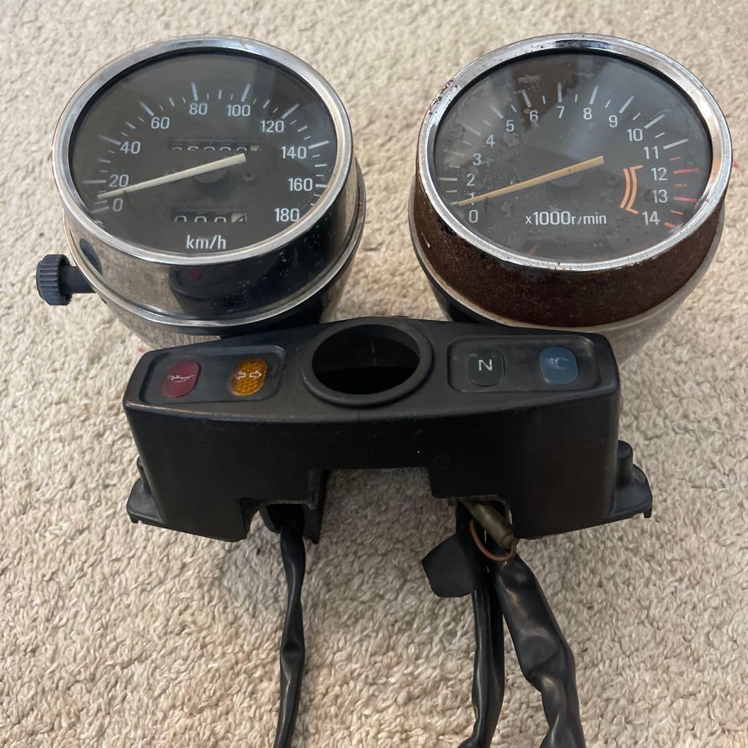 新品レア・送料込 ゼファー400 砲弾メーター zephyr 車・バイク