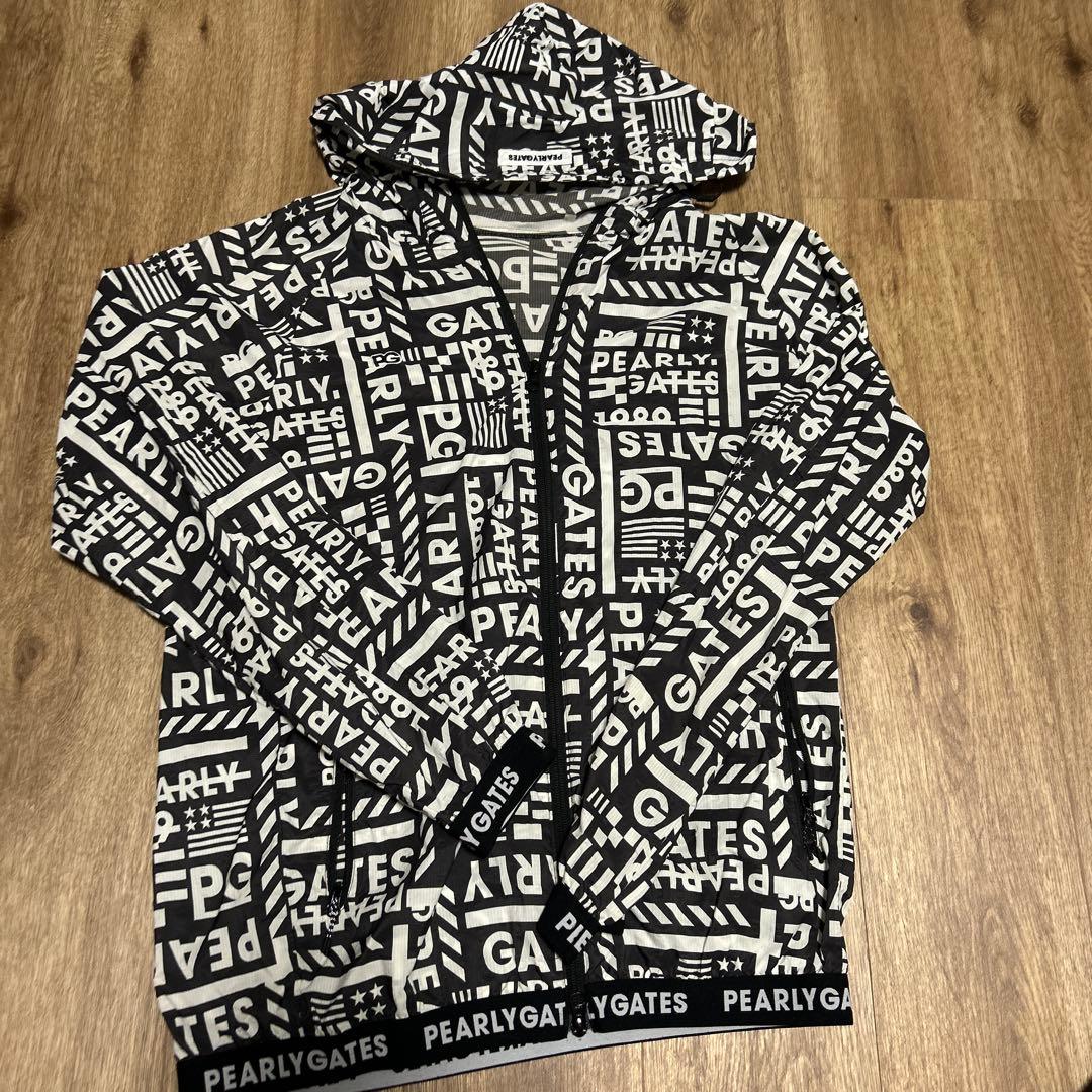 PEARLY GATES フード付きセーター サイズ6 ブラックPEARLY GATES