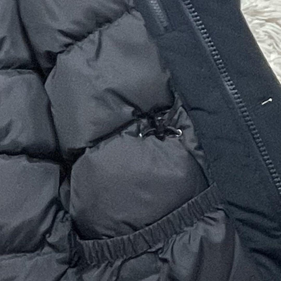 極美品】ダントン タッサーダウンジャケット ラクーンファー 42