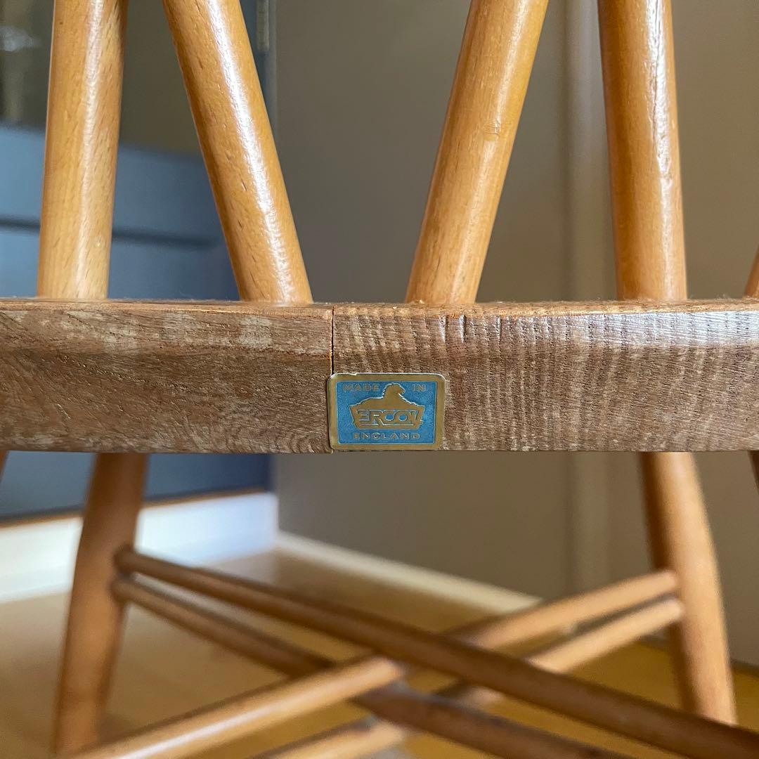 4444v42e様専用 アーコール クロスバックチェア 刻印ラベルあり - メルカリ