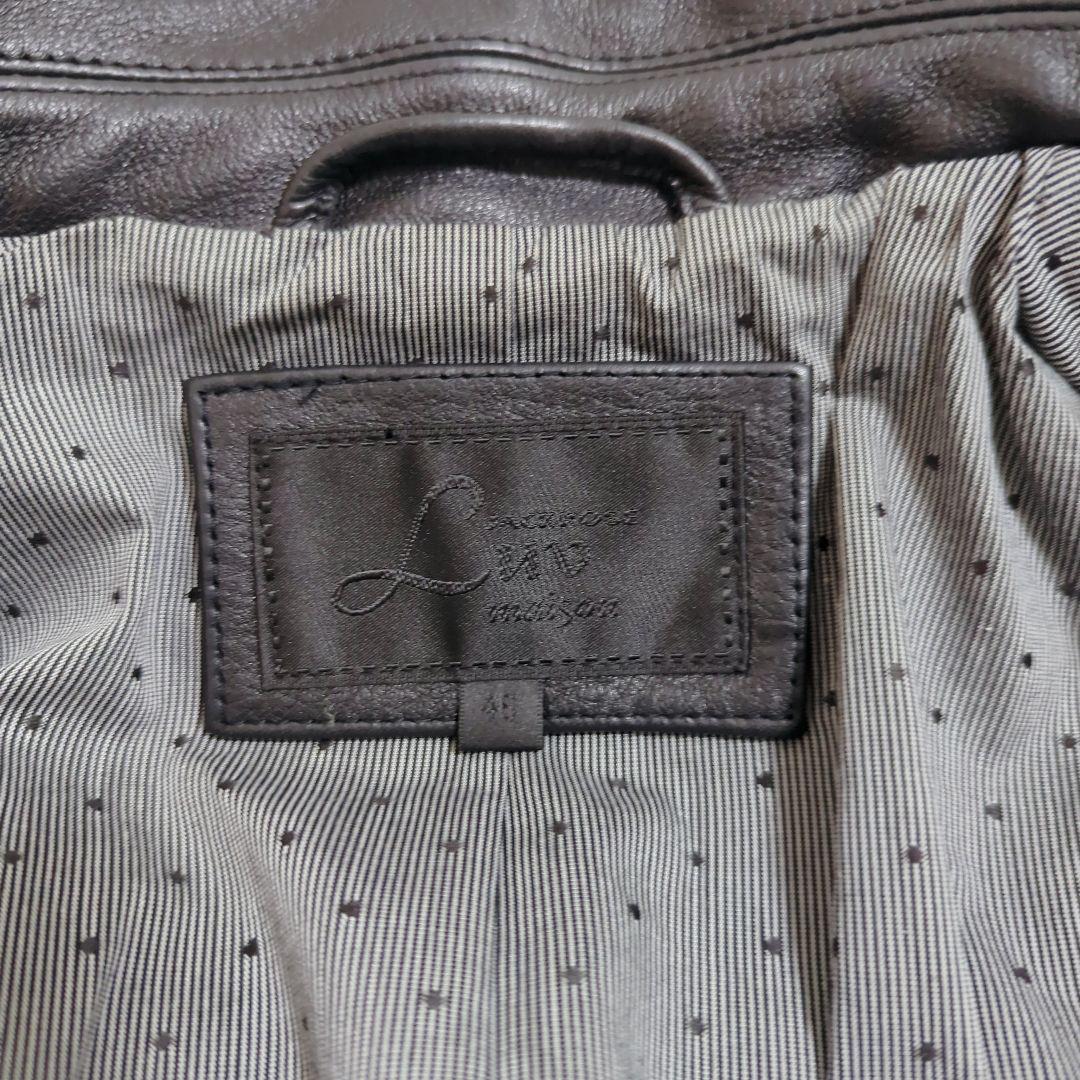 美品 ジャックローズ luv maison ライダースジャケット ダブル レザー