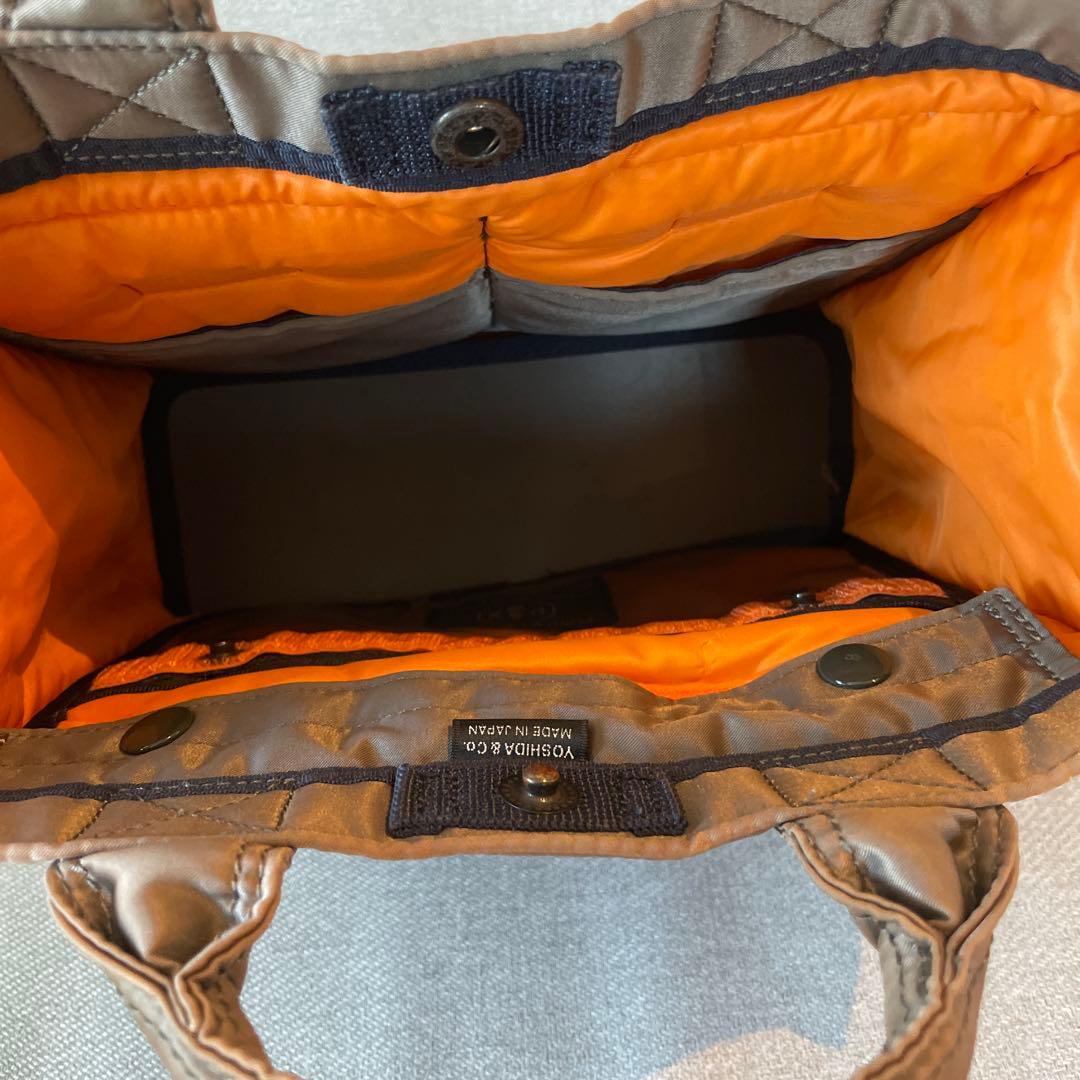 美品】PORTER TANKER VERTICAL TOTE グレー系 PX - メルカリ