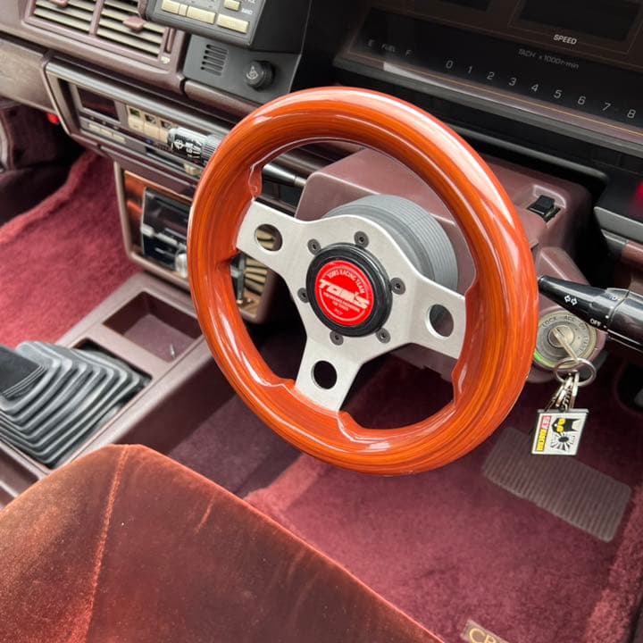 小径ウッドステアリング 水野ワークス gx71 OBA 街道レーサー当時物