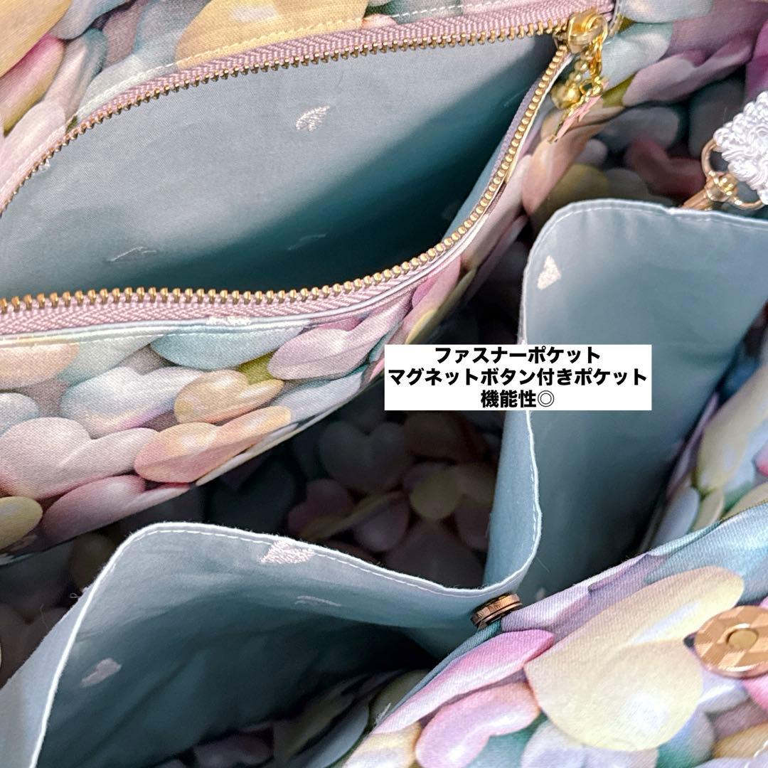 あ*き様 コヤンイサムチョン♡マンドゥ君のヌビ×インド刺繍春色トート