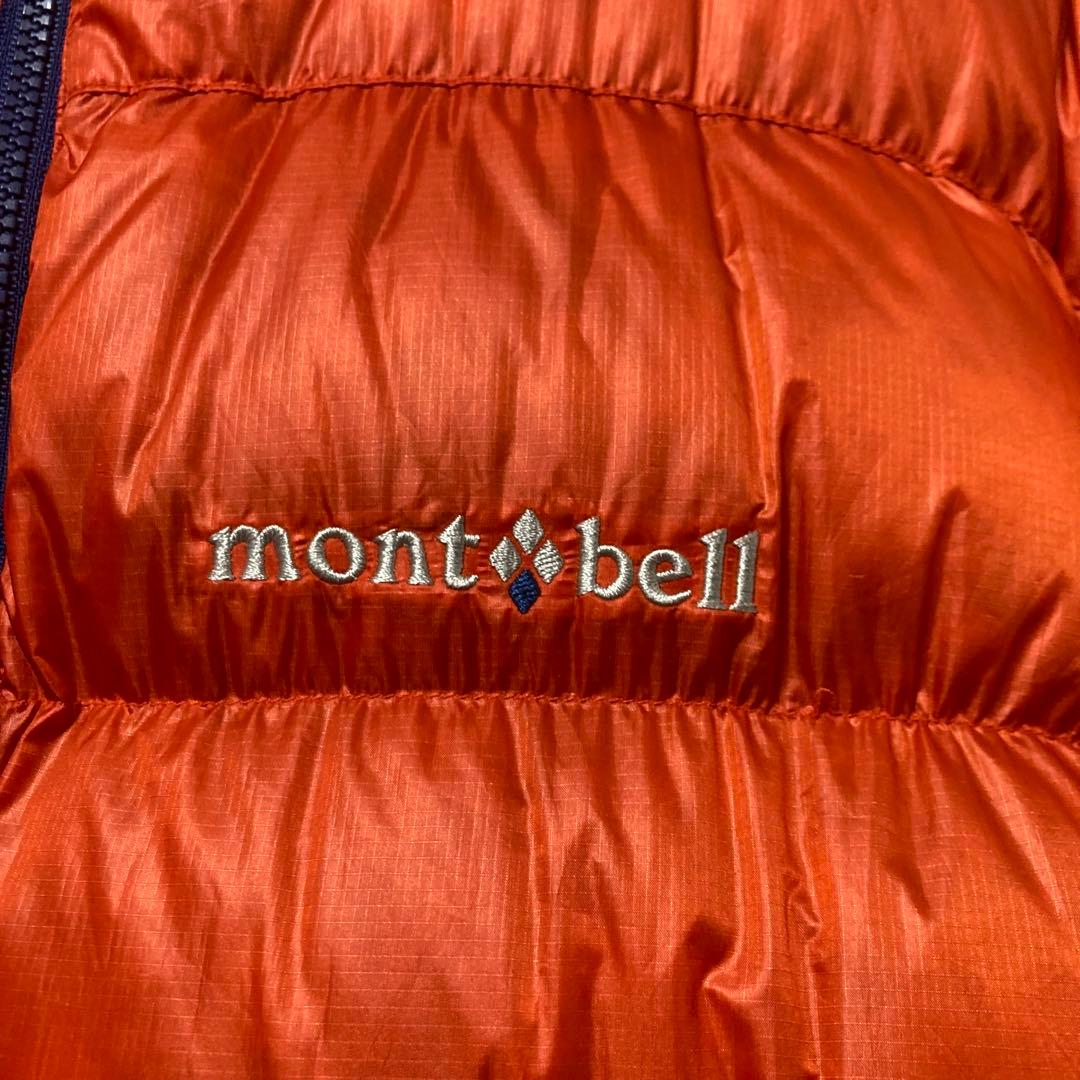 美品 モンベル アルパインダウン ジャケット L オレンジ 1101426