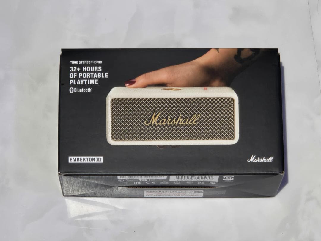 Marshall Emberton III ワイヤレススピーカー クリーム Marshall（マーシャル） ワイヤレススピーカー EMBERTON III Cream