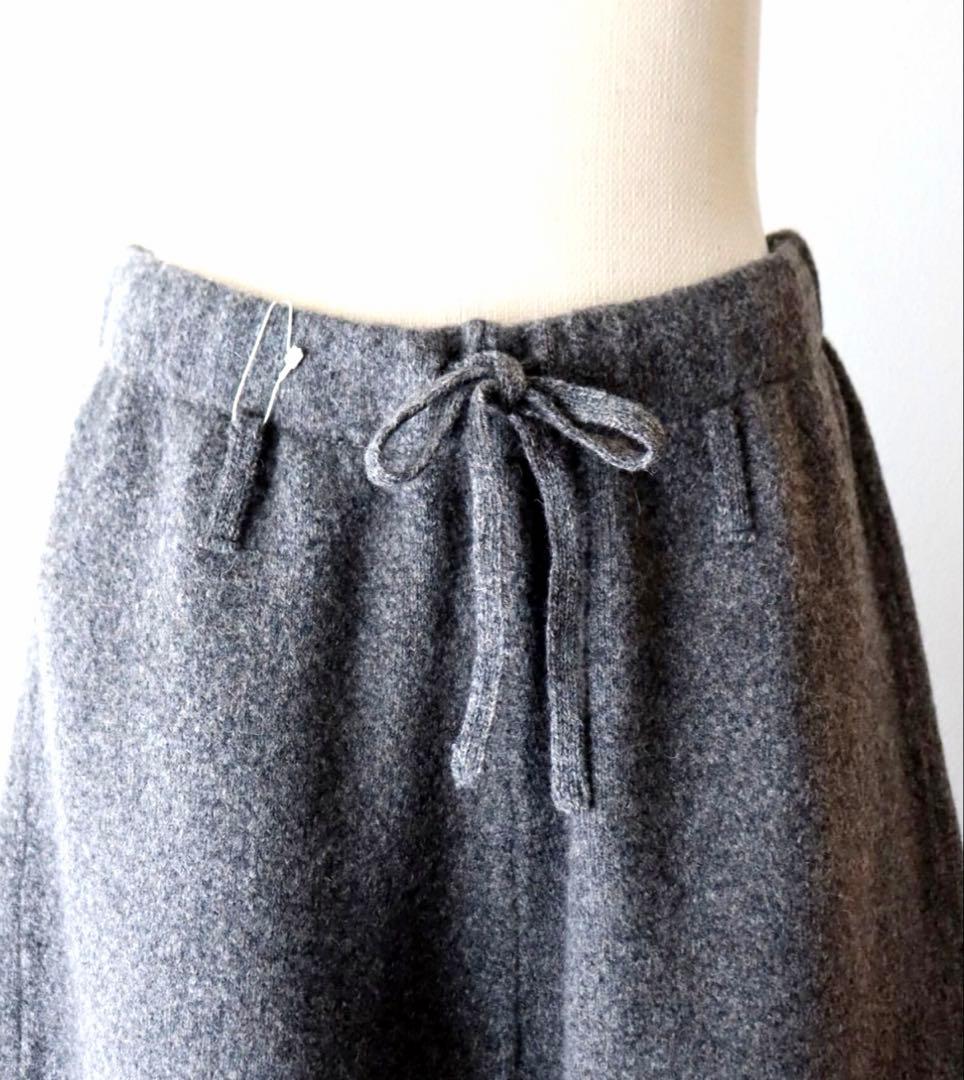 極美品】nonnotte ノノット Knit Pants Extra Wide - メルカリ