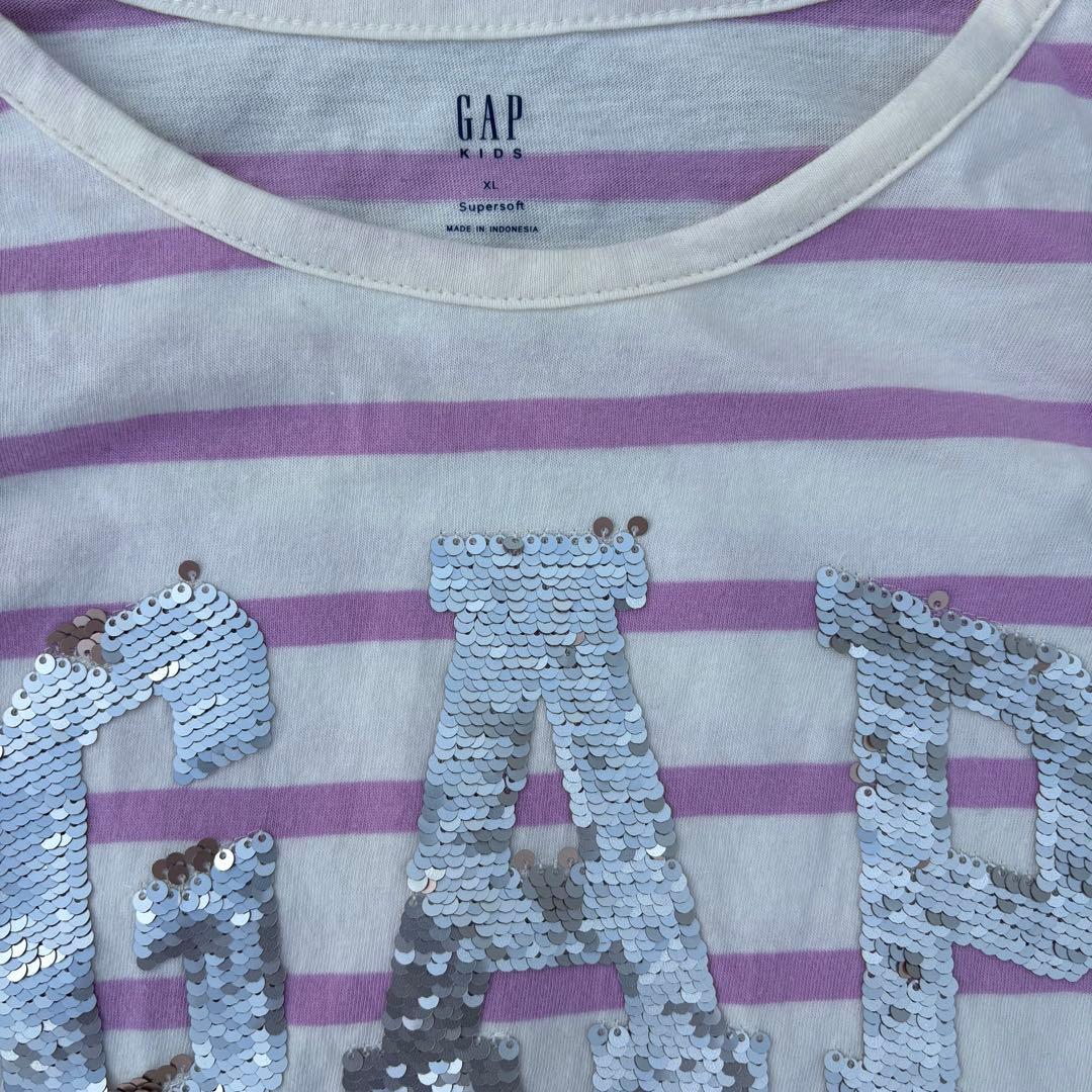 00s old gap ボーダー ロンT XS y2k 短丈 平成 ギャル - メルカリ