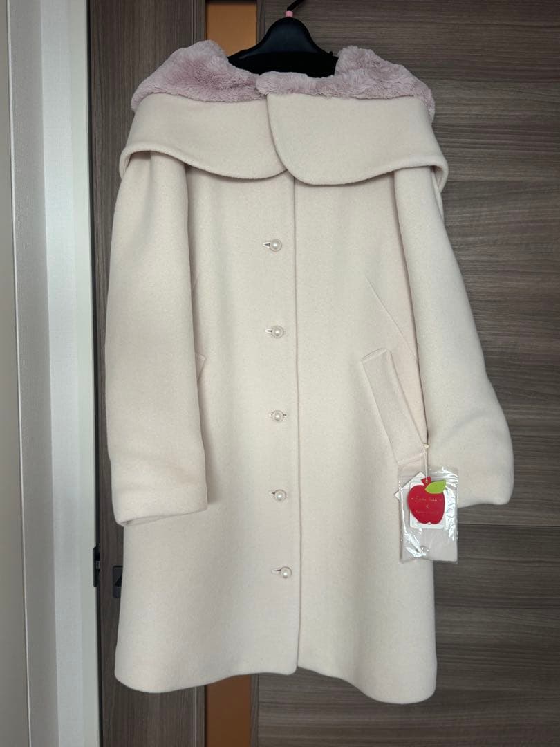 フランシュリッペ☆FL5☆3L☆マフマフロングコート新品タグ付き