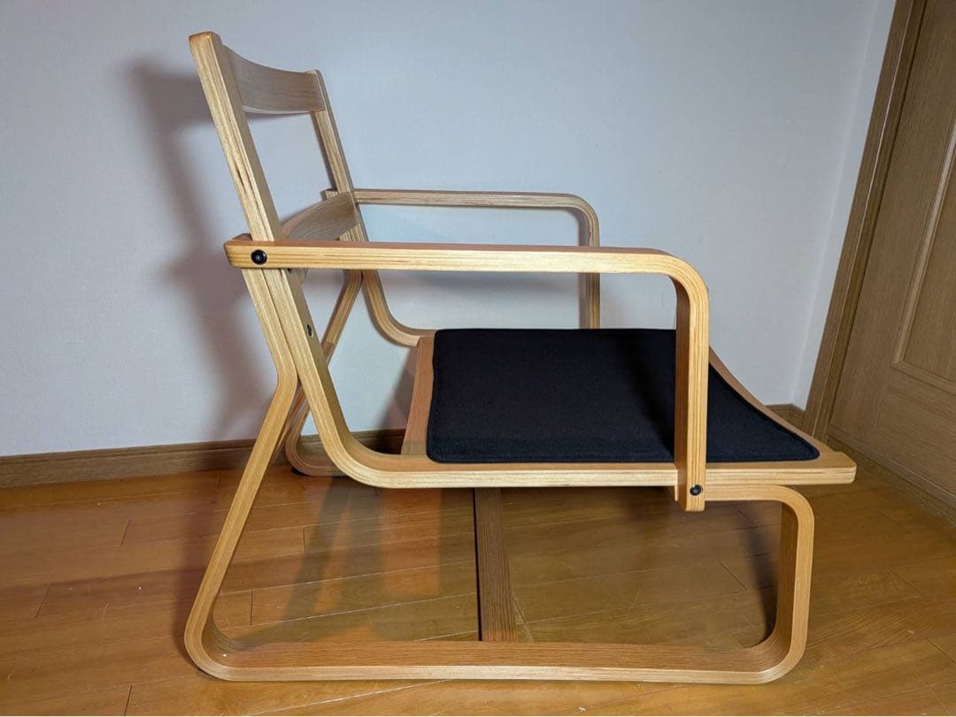 □送料込□無印 リビングでもダイニングでもつかえるソファチェア