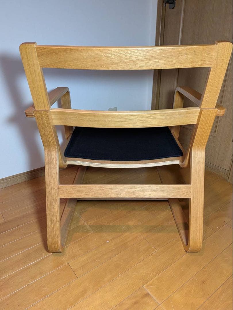 □送料込□無印 リビングでもダイニングでもつかえるソファチェア