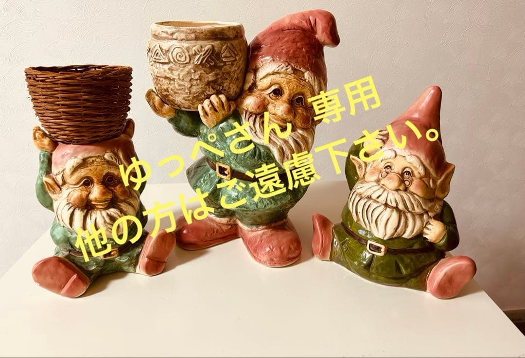 ガーデニング雑貨　飾り鉢　陶器　小人 楽天市場】小人 プランター（花・ガーデン・DIY）の通販