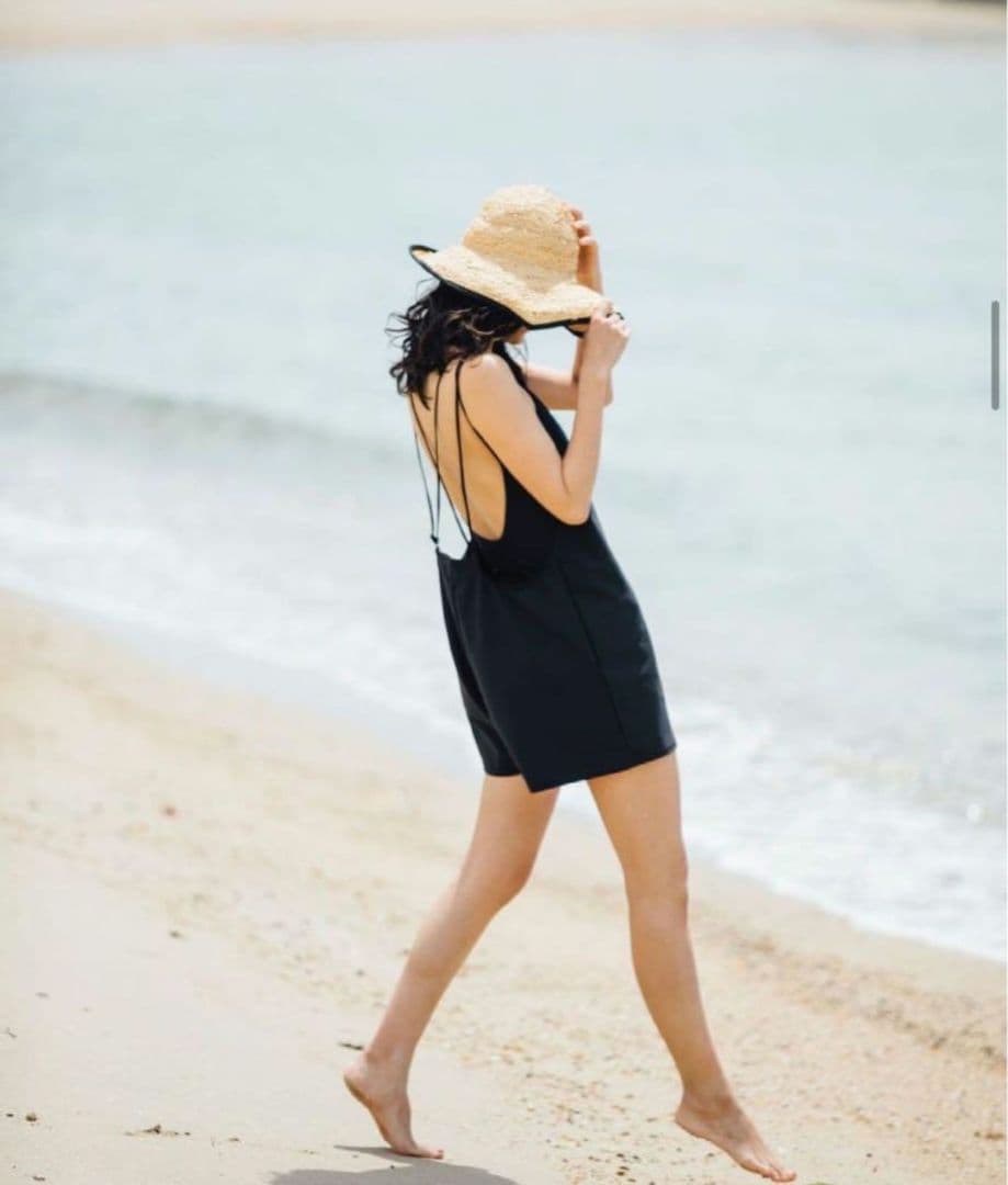 完売☆Nala back open all in one☆黒☆水着☆スイムウェア