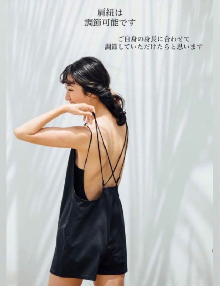 完売☆Nala back open all in one☆黒☆水着☆スイムウェア